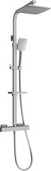 MEXEN/S - CQ62 Sprchový stĺp s termostatickou batériou, grafitu (772506295-66)