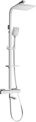 MEXEN/S - CQ62 vaňový stĺp s termostatickou batériou, chróm (779106295-00)