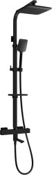MEXEN/S - CQ62 vaňový stĺp s termostatickou batériou, čierna (779106295-70)