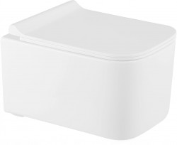 MEXEN/S - ELIS WC misa rimless + sedátko 39070100, biela (30910700)