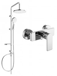 MEXEN/S - Erik sprchový stĺp vrátane sprchovej batérie Cetus, chróm (744340205-00)