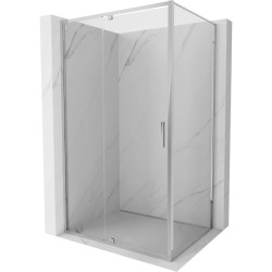 MEXEN/S - Exo sprchovací kút dvere krídlové 120 x 75, transparent, chróm (819-120-075-01-00)