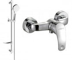 MEXEN/S - Fabia DF05 sprchová batéria s príslušenstvom, chróm (74654DF05-00)