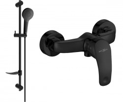 MEXEN/S - Fabia DF05 Sprchová batéria s príslušenstvom, čierna (74654DF05-70)