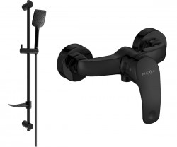 MEXEN/S - Fabia DF62 sprchová batéria s príslušenstvom, čierna (74654DF62-70)