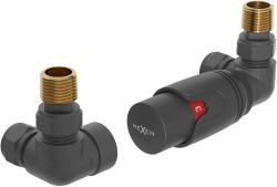 MEXEN/S - G00 termostatická súprava pre radiátor, antracit (W903-900-66)