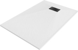 MEXEN/S - Hugo sprchová vanička SMC 100x70, biela, krytka čierna (42107010-B)