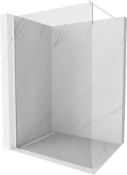 MEXEN/S - Kioto Sprchová zástena WALK-IN 105 x 200, transparent 8 mm, biela (800-105-101-20-00)