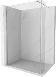 MEXEN/S - Kioto Sprchová zástena WALK-IN 105 x 30, transparent, nikel kefovaná (800-105-212-97-00-030)