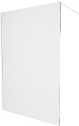 MEXEN/S - KIOTO Sprchová zástena WALK-IN 110 x 200, transparent 8 mm, biela (800-110-101-20-00)
