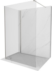 MEXEN/S - Kioto Sprchová zástena WALK-IN 130 x 90, transparent, nikel kefovaná (800-130-212-97-00-090)