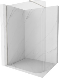 MEXEN/S - Kioto Sprchová zástena WALK-IN 90 x 200, transparent 8 mm, nikel kartáčovaný (800-090-101-97-06)