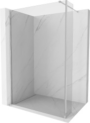 MEXEN/S - Kioto Sprchová zástena WALK-IN 90 x 30, transparent, chróm (800-090-212-01-00-030)