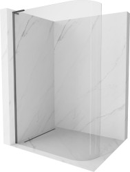 MEXEN/S - KiotoL Sprchová zástena WALK-IN 90 x 200, transparent, grafit metal (800-090-103-95-06)