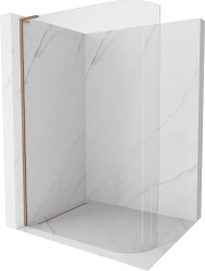 MEXEN/S - KiotoL Sprchová zástena WALK-IN 90 x 200, transparent, meď kartáčovaná (800-090-103-65-06)