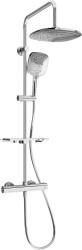 MEXEN/S - KT17 sprchový stĺp s termostatickou batériou chróm (771501793-00)