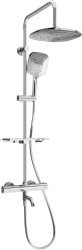 MEXEN/S - KT17 vaňový stĺp s termostatickou batériou, chróm (779001793-00)