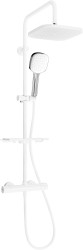 MEXEN/S - KT33 sprchový sloup s termostatickou baterií bílá / chrom (771503393-21)