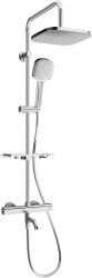 MEXEN/S - KT33 vaňový stĺp s termostatickou batériou, chróm (779003393-00)