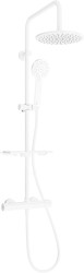 MEXEN/S - KT40 Sprchový sloup s termostatickou baterií bílé (771504093-20)