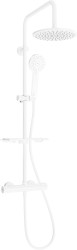 MEXEN/S - KT40 Sprchový stĺp s termostatickou batériou bielej (771504093-20)