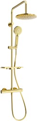 MEXEN/S - KT40 sprchový stĺp s termostatickou batériou zlato (771504093-50)