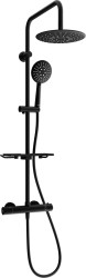 MEXEN/S - KT67 sprchový stĺp s termostatickou batériou čierna (771506793-70)