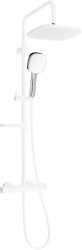 MEXEN/S - KX33 sprchový stĺp s termostatickou batériou biela / chróm (771503391-21)