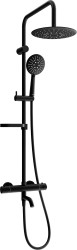 MEXEN/S - KX67 vaňový stĺp s termostatickou batériou, čierna (779006791-70)