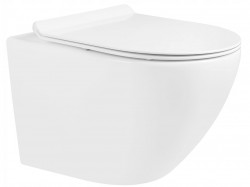 MEXEN/S - Lena Závesná WC misa vrátane sedátka s slow-slim, duroplast, biela (30220100)