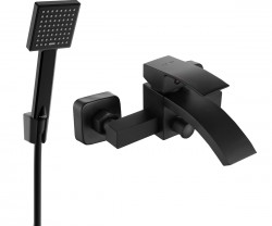 MEXEN/S - Libra R45 vaňová batéria s príslušenstvom, čierna (74513R45-70)