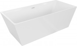 MEXEN/S - Lita voľne stojaca vaňa 170 x 75, biela, sifón a prepad biela (52121707500-20)