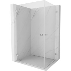 MEXEN/S - Lunar-B Duo sprchovací kút dvere krídlové 100 x 90, transparent, chróm (832-100L-090P-01-00)
