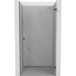 MEXEN/S - Lunar-B sprchové dvere krídlové pravé 85, transparent, grafit metal (832-085-000-95-00-P)