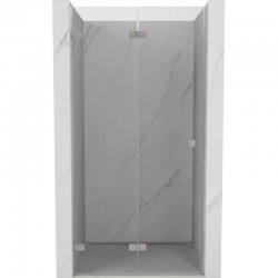 MEXEN/S - Lunar-F skladacie sprchové dvere ľavé 60, transparent, nikel kartáčovaný (836-060-000-97-00-L)