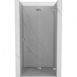 MEXEN/S - Lunar-F skladacie sprchové dvere pravé 100, transparent, chróm (836-100-000-01-00-P)