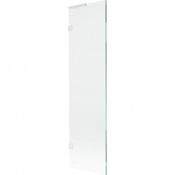 MEXEN/S - Lunar L vaňová zástena FIX 50 x 150, transparent, biela (897L-050-000-20-00)