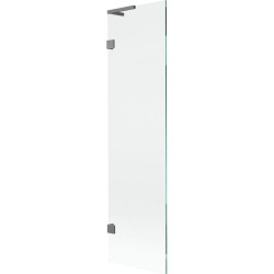 MEXEN/S - Lunar L vaňová zástena FIX 50 x 150, transparent, grafit metal (897L-050-000-95-00)