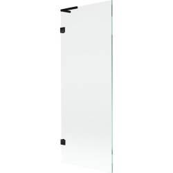 MEXEN/S - Lunar L vaňová zástena FIX 70 x 150, transparent, čierna (897L-070-000-70-00)