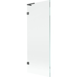 MEXEN/S - Lunar L vaňová zástena FIX 70 x 150, transparent, grafit kartáčovaná (897L-070-000-66-00)