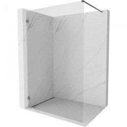 MEXEN/S - Lunar Sprchová zástena WALK-IN ľavá 60 x 200, transparent 8 mm, grafit kartáčovaná (830-060-000-66-00-L)