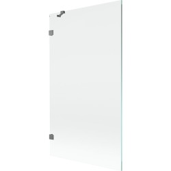 MEXEN/S - Lunar vaňová zástena FIX 100 x 150, transparent, grafit metal (897-100-000-95-00)