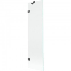 MEXEN/S - Lunar vaňová zástena FIX 50 x 150, transparent, grafit kartáčovaná (897-050-000-66-00)
