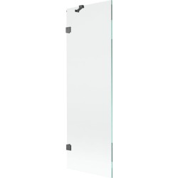 MEXEN/S - Lunar vaňová zástena FIX 60 x 150, transparent, grafit kartáčovaná (897-060-000-66-00)