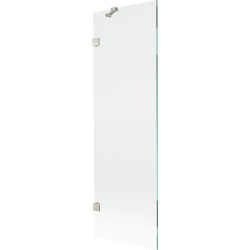 MEXEN/S - Lunar vaňová zástena FIX 60 x 150, transparent, nikel kartáčovaný (897-060-000-97-00)