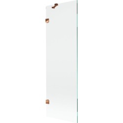 MEXEN/S - Lunar vaňová zástena FIX 60 x 150, transparent, ružové zlato (897-060-000-60-00)