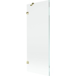 MEXEN/S - Lunar vaňová zástena FIX 70 x 150, transparent, zlatá (897-070-000-50-00)