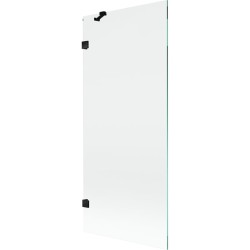 MEXEN/S - Lunar vaňová zástena FIX 80 x 150, transparent, čierna (897-080-000-70-00)