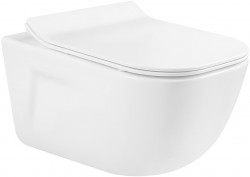 MEXEN/S - MARGO závesná WC misa vrátane sedátka s slow-slim, duroplast, biela (30420800)