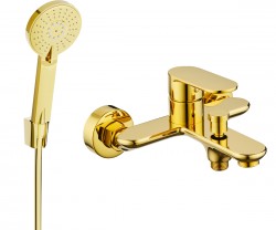 MEXEN/S - Milo R40 vaňová batéria s príslušenstvom, zlato (7133R40-50)